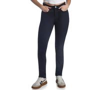 Dickies Women's High Rise Skinny Twill Pants, Rinsed Dark Navy