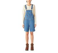Dickies Women's Relaxed Fit Bib Shortalls Monos, Azul, M para Mujer