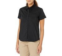 Dickies Women's Stretch Poplin Button-up Short Sleeve Shirt