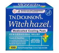 Dickinson Brands B001ecq5um Hemorroidal Pads, Witch Hazel con Aloe, Pack de 100