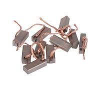 Dickly 10 Uds. de cepillo de carbono para Motor genérico, pieza de repuesto de 19mm x 7mm x 5mm, accesorios automotrices, herramienta eléctrica para Motor