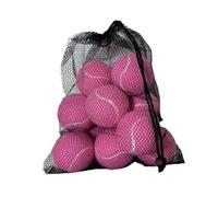 Dickly 12 Pelotas de Tenis, Pelotas de práctica, Pelotas de Ejercicio con Bolsa de Almacenamiento, Pelotas de Juego de 64 mm de diámetro, Pelotas de, Rosa