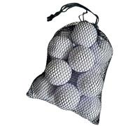 Dickly 15 Pelotas de Entrenamiento de Golf con Textura Realista para sótano, con Bolsa con cordón de 4,2 cm, Blanco