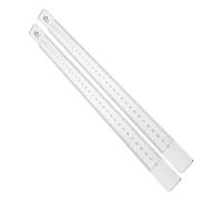 Dickly 2 guías para rodillos, palos niveladores de, herramientas para hornear, guías de grosor de para el hogar, 5 Mm de Espesor