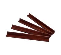 Dickly 4 bandejas de Madera para fichas de Mahjong, prácticas y portátiles, Ideales para Actividades en Interiores, en o con Amigos, 230 X 20 Mm