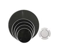 Dickly 5pcs Drumhead Silent Mute Práctica tranquila, Profesional, Drum Set Head Skin para adultos Reproductores de tambores, Style a