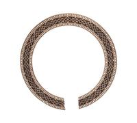 Dickly Accesorios de roseta de guitarra, roseta de incrustación de agujero de madera, diseño decorativo de diseño de flores decoración de piezas de borde