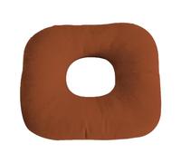 Dickly Almohada para perforación de orejas, soporte suave para orejas perforadas, protector de cuello, cómoda almohada para protección de orejas con orificio, CafÉ