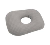 Dickly Almohada para perforar las orejas, soporte para las orejas, suave, relajante, lavable, transpirable, protector para dormir de lado, almohada con, Gris