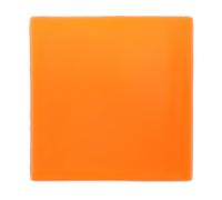 Dickly Almohadilla de gel para motocicleta, almohadilla de gel para asiento de motocicleta, para sentarse durante mucho tiempo, cómodo cojín de gel para, Naranja 25cmx25cmx2cm