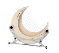 Dickly Arpa de Lira de con Soporte, Sonido Suave Portátil, Forma de para Principiantes
