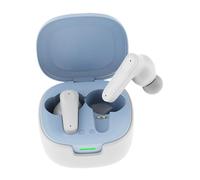 Dickly Auriculares traductores con Soporte de traducción instantánea para Varios Idiomas para Trabajar, reunirse y Viajar Auriculares Bluetooth 5.4 livianos, Blanco Y Azul