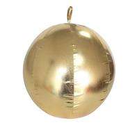 Dickly Bola de Navidad Inflable, Adorno navideño, decoración para jardín al Aire Libre, Bola de Navidad Gigante para de Festivo de Invierno, Oro