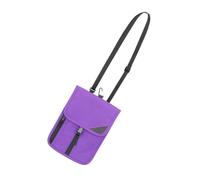 Dickly Bolsa de Cuello, Billetera de Viaje para el Cuello, Organizador portátil Anti- liviano con Correa Ajustable, Bolsa de Cuello para Tarjetas, Violeta