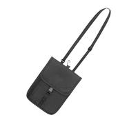 Dickly Bolsa de Cuello, Billetera de Viaje para el Cuello, Organizador portátil Anti- liviano con Correa Ajustable, Bolsa de Cuello para Tarjetas, Negro