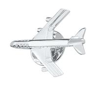 Dickly Broche de Pin de Avión Chapado en Plata, Insignia de Pin Jet