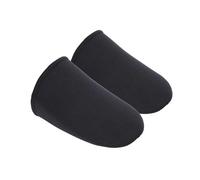 Dickly Calentadores de Dedos de Neopreno, 2 Unidades, para Usar Dentro de los Zapatos, Botines Negros más cálidos, Punteras térmicas para Ciclismo, baños de, M 15.5 cm x 11.5 cm