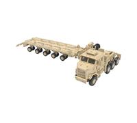Dickly Camión de Juguete a Escala 1/72, Modelo de camión de Juguete, Juguete de Transporte, para Mesa, Coleccionable, Recuerdo para niños, MarrÓn