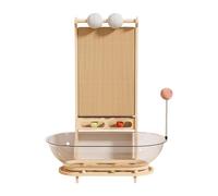 Dickly Cápsula para Gatos, Almohadilla para rascar, Tablero para rascar, Juguete Interactivo para el hogar, Tablero rascador para Gatos para Que