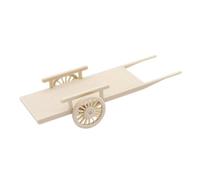Dickly Carro de Granja para Casa de Muñecas a Escala 1/12, Suministros para Casa de Muñecas, Modelo de Herramientas de Jardín con Escena de Vida