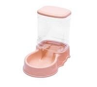 Dickly Comedero Automático Dispensador de Alimentos Y Bebedero para Mascotas Estación de Alimentación con Base Antideslizante Adecuado para Perros Y Gatos P, Comedero de Comida Rosa