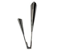 Dickly Dos tonos Agogo Bell instrumentos de percusión altavoces campana de mano Metal doble campana niños principiantes niños niñas, 30.8x12x8.5 CM