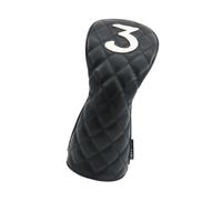 Dickly Funda de Madera para Palos de Golf, Funda antiarañazos, Protector de Palos de Golf de Primera Calidad, Funda de Madera para Palos de Golf para, Negro, 3