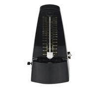 Dickly Metrónomo mecánico con tempo y, sonido profesional y potente para Guzheng Erhu, Negro