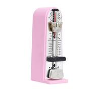 Dickly Metrónomo mecánico, de preciso, metrónomo profesional para ukelele, batería, guitarra, rosa