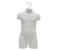 Dickly Modelo de maniquí con Forma Colgante de Torso Infantil para vendedores de Ropa en el Mercado de Camisas, 52CM