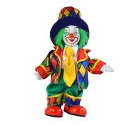 Dickly Muñeca de, muñeca arlequín, Pintada a Mano, Figura de cerámica para decoración de Mesa, Juguetes para niños, Regalo de Valentín, Halloween,