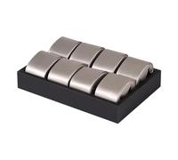 Dickly Organizador de Bandeja de joyería para Reloj, Soporte para Brazalete, escaparate de exhibición de Pulsera para Centro Comercial, Negro 8 Almohadas