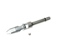 Dickly Piezas de eje de bomba de aceite de gato hidráulico Universal 2T, piezas de repuesto, piezas de reparación de automóviles resistentes, rosca, Longitud 140mm