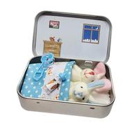 Dickly Pocket de Pascua Bunny Toy Kids Regalo artesanía Fina, Suministros para Fiestas, coleccionables, creativos, decoración de Pascua para niños Toy de, Azul