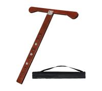 Dickly Soporte de Apoyo para Tope de Anclaje de Clavija para, Tope de Clavija Portátil de Madera Profesional para Espectáculos, Escenarios Y, Marrón Oscuro