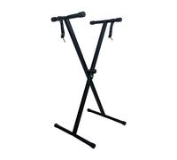 Dickly Soporte para teclado de un solo estilo, altura ajustable, plegable, para pianos electrónicos