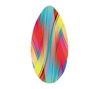 Dickly Tabla de Skimboard de 41 Pulgadas, Tabla de acuática con Acabado Brillante, de Skimboard Deslizante de Madera, de de Madera para, Style D