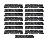 Dickly Tapete disuasorio para excrementos de Gatos, tapete portátil y práctico para Muebles, Tiras con púas para sofá, césped y parterres, 15 Piezas