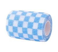 Dickly Vendajes elásticos autoadhesivos para Patas de Perro, Transpirables y Protectores para Patas de Gatitos, Caballos y Animales pequeños, para pasear al, 7.5 Cm Azul