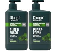 Dicora Uf Shampoo 2In1 Pure & Fresh 800Ml (Paquete de 2)
