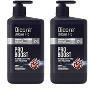 Dicora Urban Fit Champú 2en1 Pro Boost para Cabellos Debilitados 800 ml (Paquete de 2)