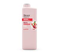 Dicora Urban Fit | Gel de Ducha Nutritivo con extracto de leche y fresa | Gel de Baño con Vitamina B | Revitalizante e hidratante | Tamaño 750 ml