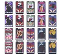 DICOSMETIC Dijes de carta de tarot impresos acrílicos rectangulares de adivinación encantos de la suerte para hacer joyas, Acrílico, No es una piedra preciosa