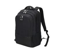 Dicota Backpack Plus SPIN 14-15,6 pulgadas, mochila para portátil, bolsa de trabajo para llevar el portátil, funda deportiva y ligera para portátil, negra