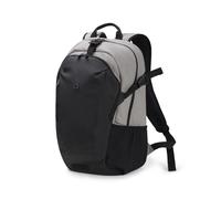 Dicota Mochila urbana Backpack GO - Hecha con materiales hidrófugos, compartimento oculto para portátil, 13-15,6 pulgadas, gris claro