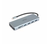DICOTA D32065 hub di interfaccia USB 3.2 Gen 1 [3.1 Gen 1] Type-C Argento (DICOTA - Docking station - USB-C - DP, HDMI - 1GbE)