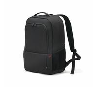 DICOTA Eco Backpack Plus Base 13-15,6 - Mochila Ligera para portátil con Acolchado de protección y Espacio de Almacenamiento, Negra