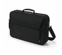 DICOTA Eco Multi Plus Base 14-15,6 - Maletín para portátil con Acolchado Protector y Compartimento para Documentos, Negro
