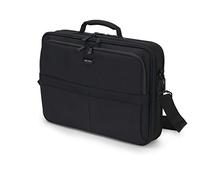 Dicota Eco Multi Plus Scale 14-15,6 Pulgadas, maletín para Ordenador y Tableta bloqueable, Bolsa Protectora Eco para portátil con Materiales reciclados, Negro