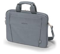 DICOTA Eco Slim Case Base 11-12,5 - Práctico maletín para portátil con Acolchado Protector, Gris